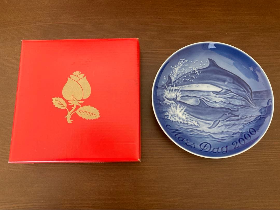 ロイヤルコペンハーゲン B&G 2000年 マザーズデイプレート イルカの
