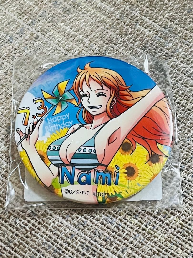 東京 ワンピースタワー 限定 ナミ バースデイ缶バッジ 2020 レア 輩