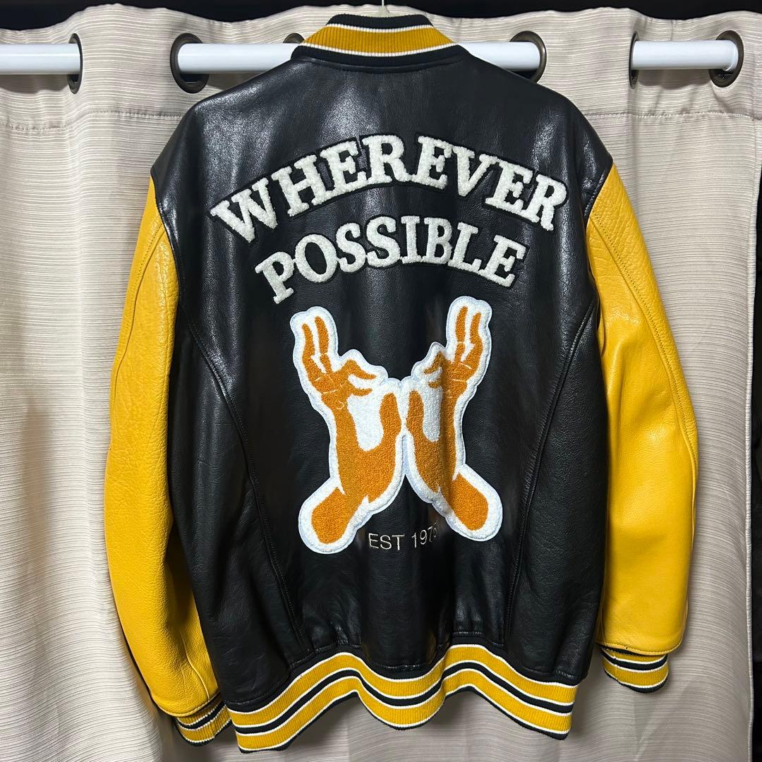 お正月セール ZARA レザースタジャン 本革 - メルカリ