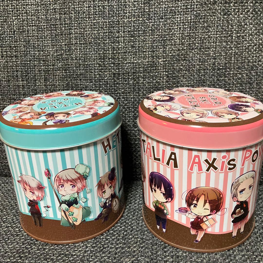 ヘタリア お菓子缶 2種 - メルカリ