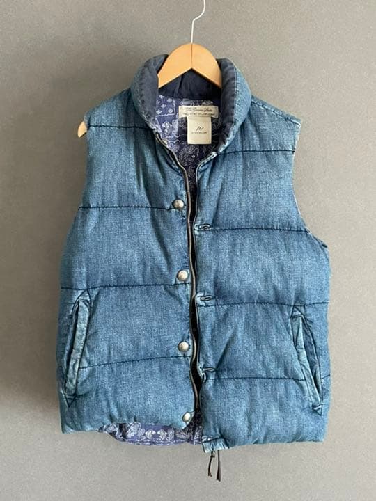 L デニムダウンベスト REMIRELIEF レミレリーフ - メルカリ