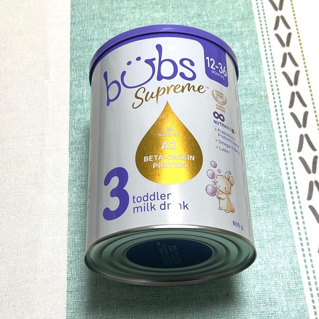 新品未開封】☆Bubs☆ A2 粉ミルク ステップ3 800g 匿名配送 - メルカリ