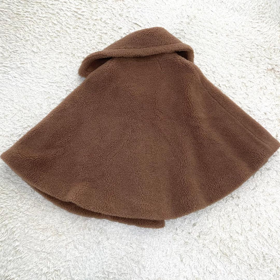 美品】Max Mara テディベアコート ケープ ポンチョ キャメル - メルカリ