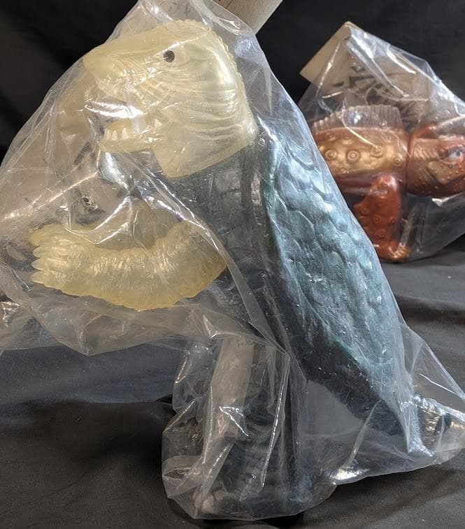 昭和ガメラ透明頭・ジャイガー（マーミット）ビニールパラダイス未開封