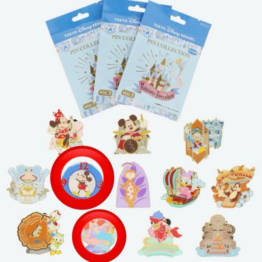 ディズニー ランダム ピンバッジ アリエル ミッキー - メルカリ