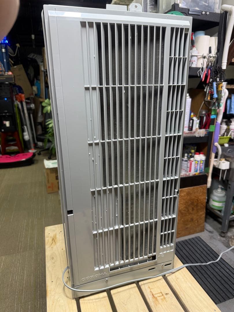 分解洗浄消毒作業済】CORONA 窓用エアコンCW-16A3 ウインドエアコン