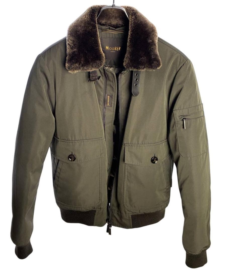 MOORER ムーレー ミリタリー ダウン ジャケット フライトジャケット