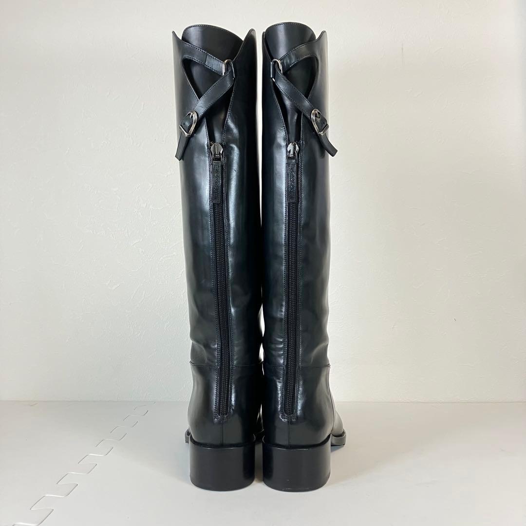 美品✨早い者勝ち!SARTORE ジョッキーブーツ バックジップ 24.5cm