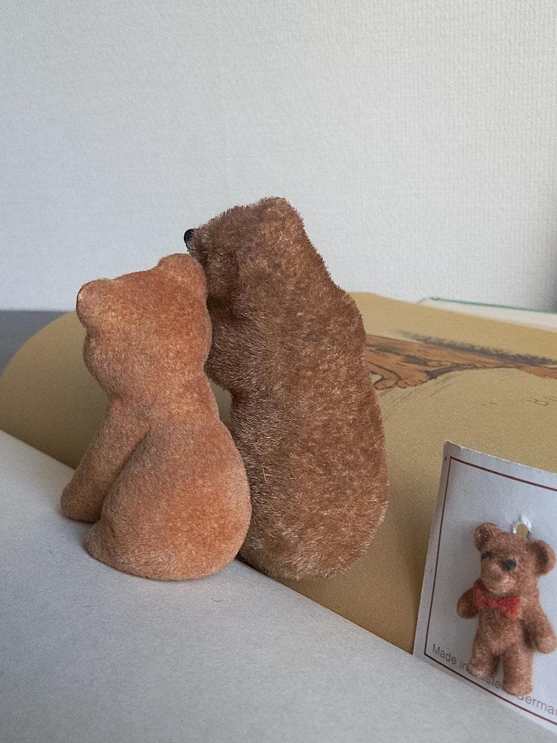 ☆陽気な熊さん ハッピースマイルのベア2点 ドイツ アンティーク