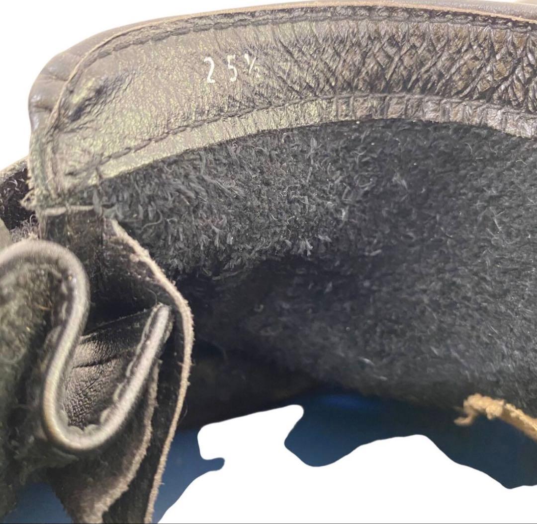 【KADOYA 】カドヤ EG BLACK レザーブーツ 25.5cm 入手困難