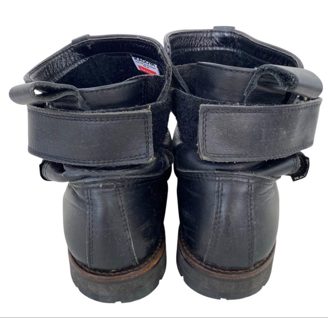 【KADOYA 】カドヤ EG BLACK レザーブーツ 25.5cm 入手困難