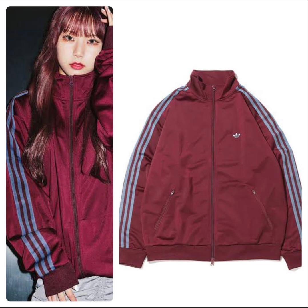 adidas ベッケンバウアー トラックジャケット ワインレッド M アディダス ベッケンバウアー トラックジャケット マルーン ワイン