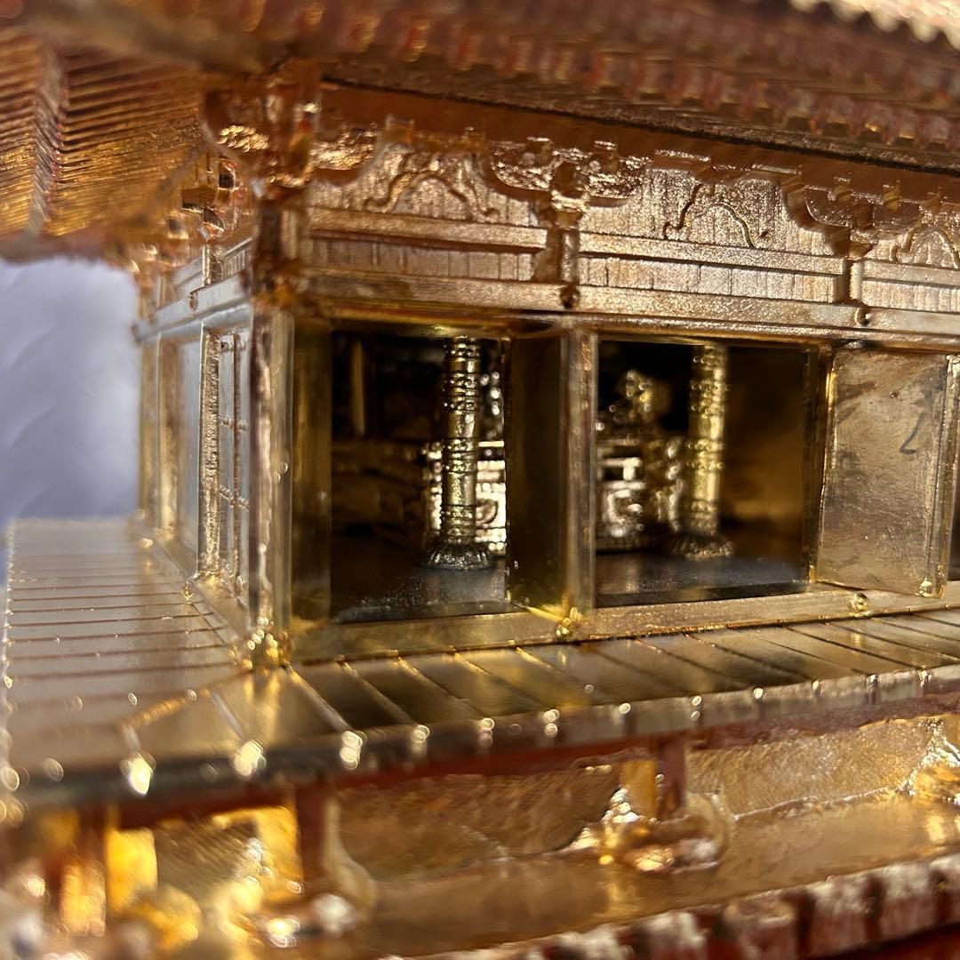 超希少！】NHK 大河ドラマ 炎立つ 完全予約販売 金色堂 置物 1993年