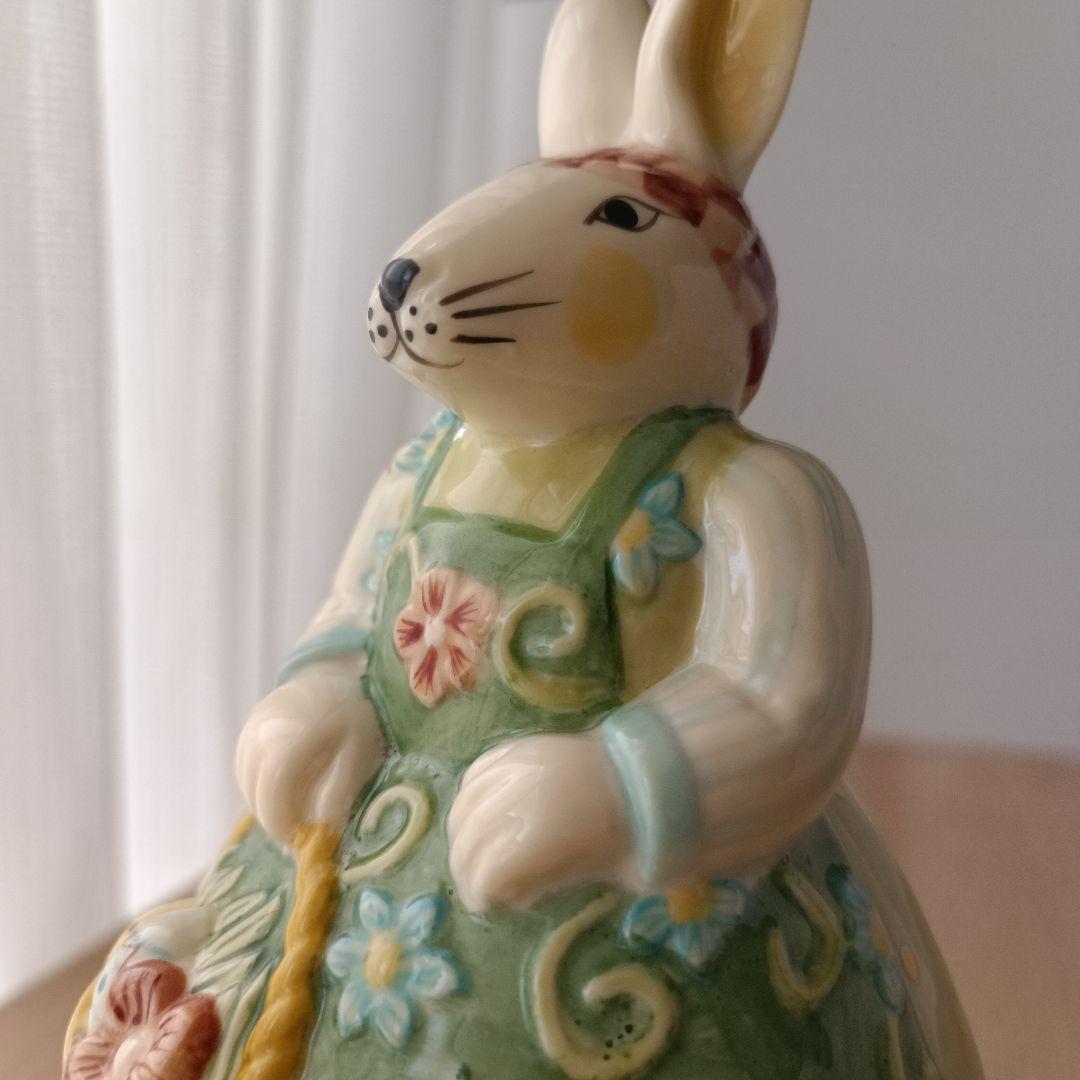 ビレロイ&ボッホ Villerndy&boch 高さ約20cm ウサギ陶器製置物 - メルカリ