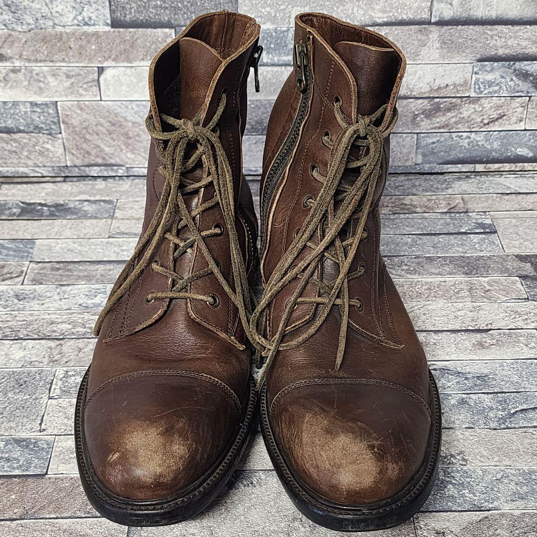 アルフレッドバニスター レースアップ レザーブーツ メンズ 靴 41