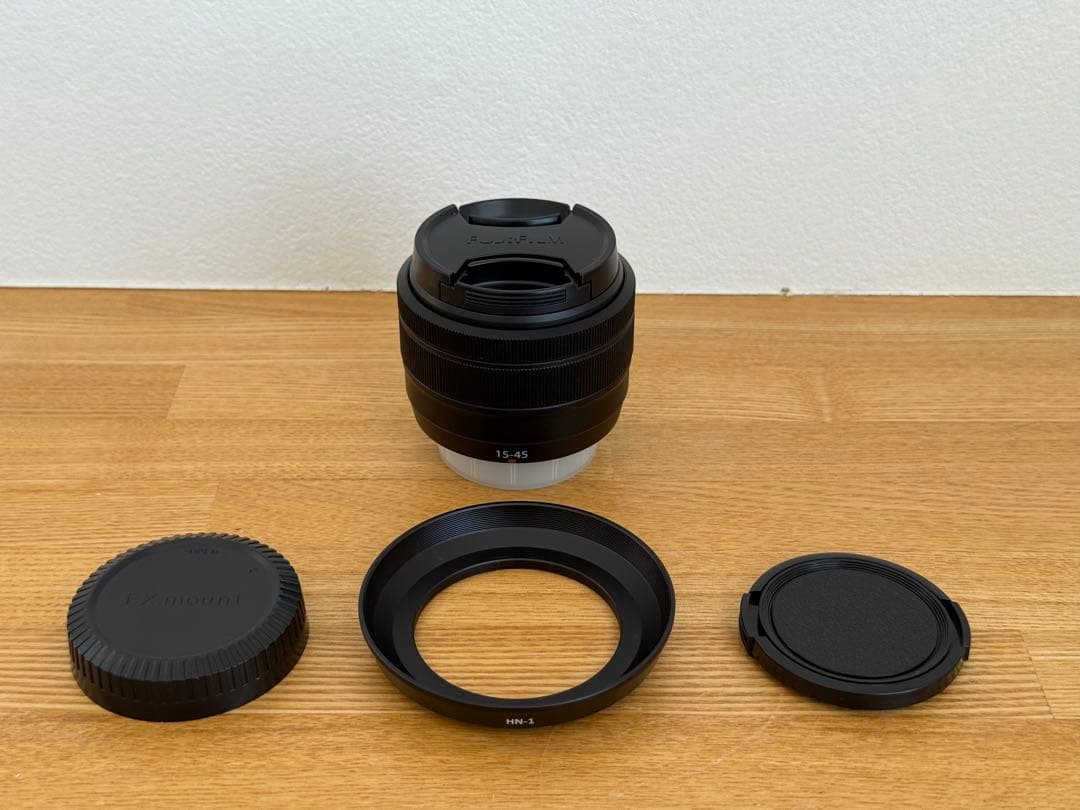 【美品】XC15-45mm F3.5-5.6 OIS PZ フードおまけ付