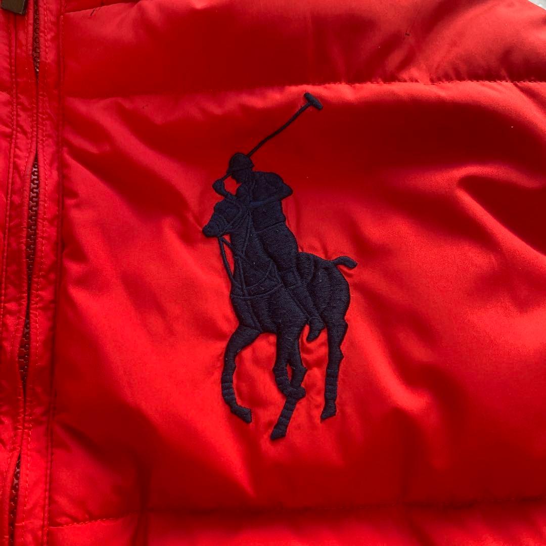 POLO ポロバイラルフローレン ダウンジャケット ビッグポニー 赤