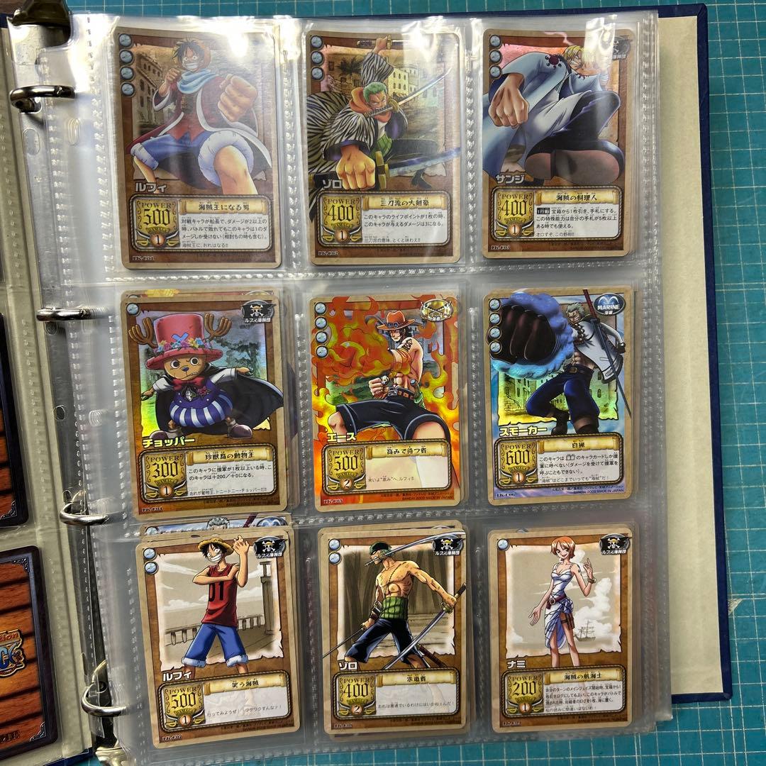 カードダスマスターズ バインダーつき ワンピースカードゲーム 当時物