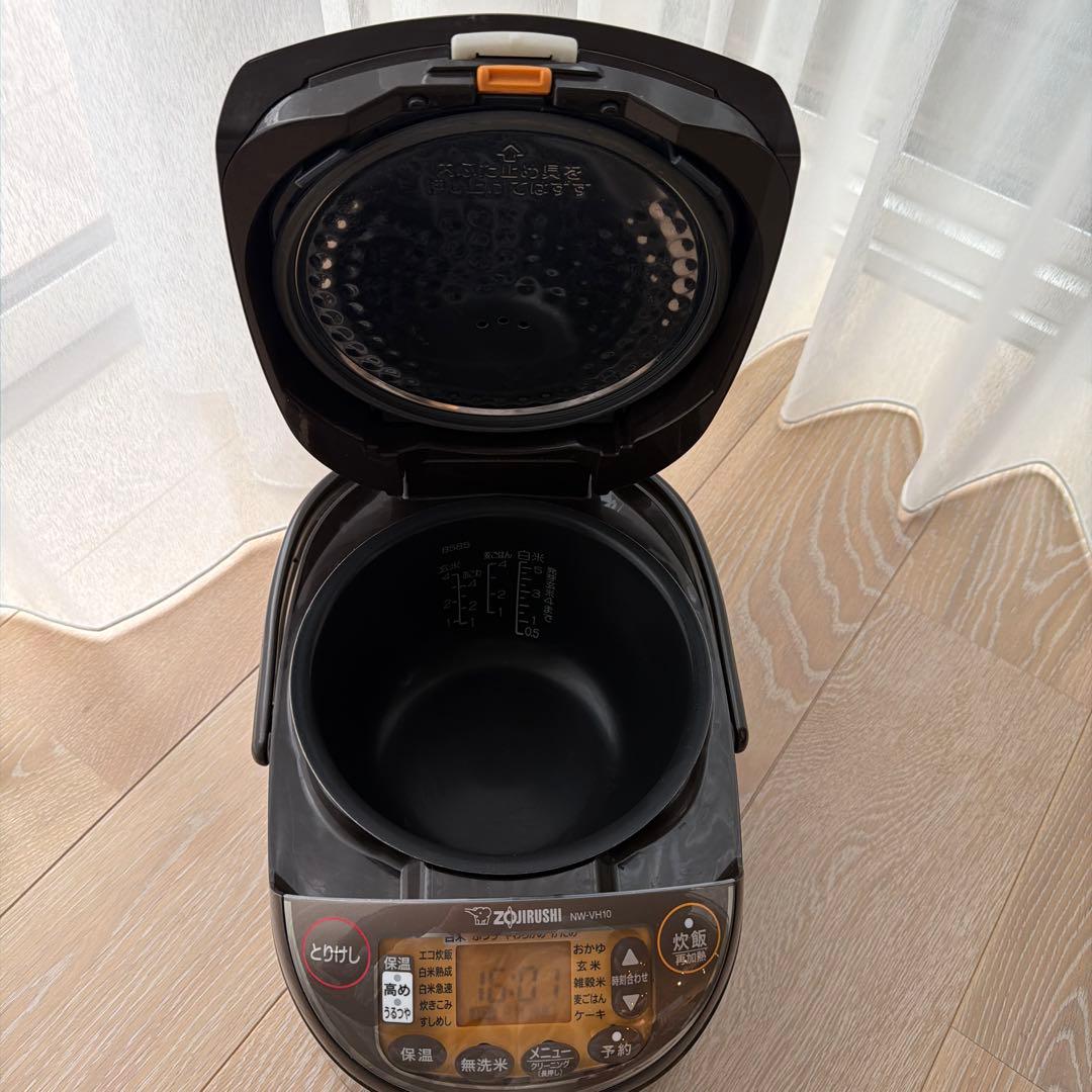 ZOJIRUSHI NW-VH10 炊飯器 1.0L ブラウン　2022年製