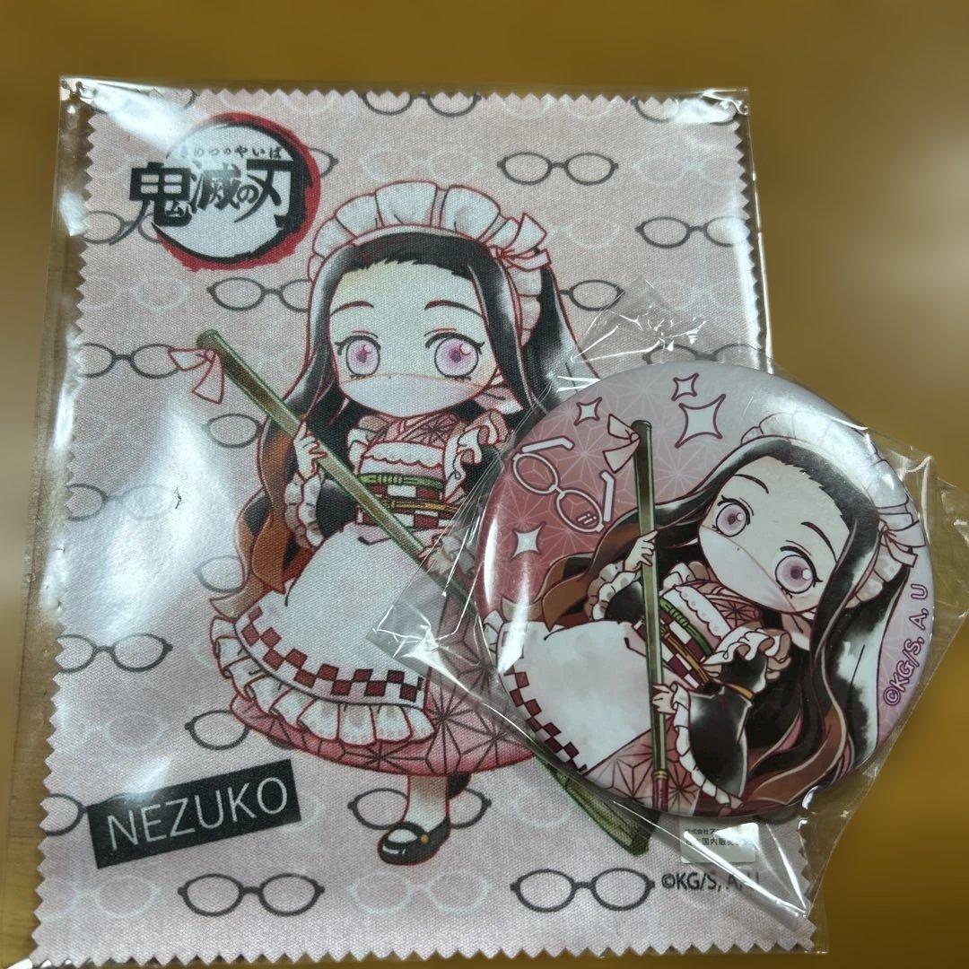 鬼滅の刃×執事眼鏡　缶バッジ&眼鏡拭き 鬼滅の刃×執事眼鏡 缶バッジ&眼鏡拭き - ピンズ・ピンバッジ・缶バッジ