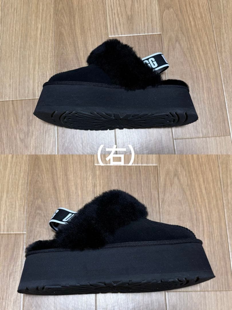 【UGG】Funkette Black 24.0cm※箱無し
