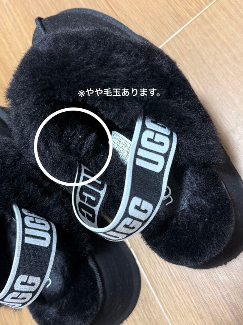 【UGG】Funkette Black 24.0cm※箱無し