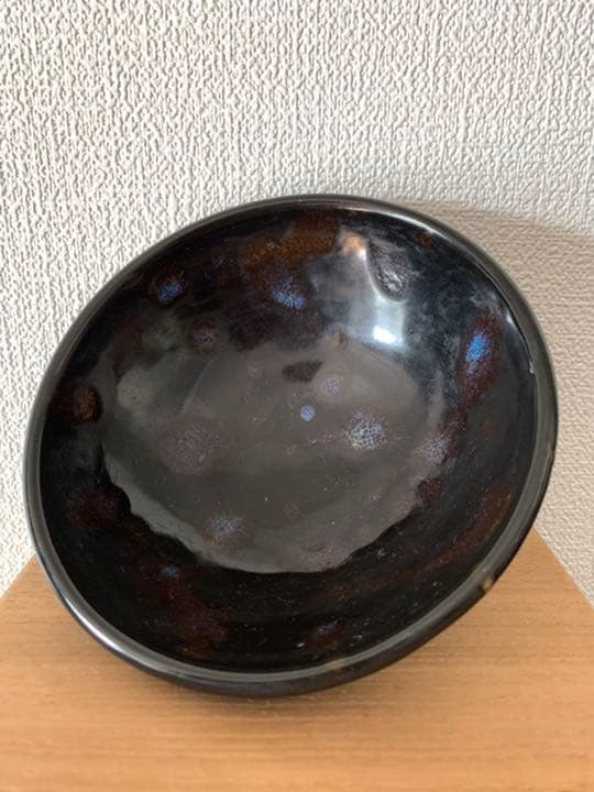 古美術 中国南宋時代藍斑天目茶碗 共箱 共紙XG6-1 - メルカリ