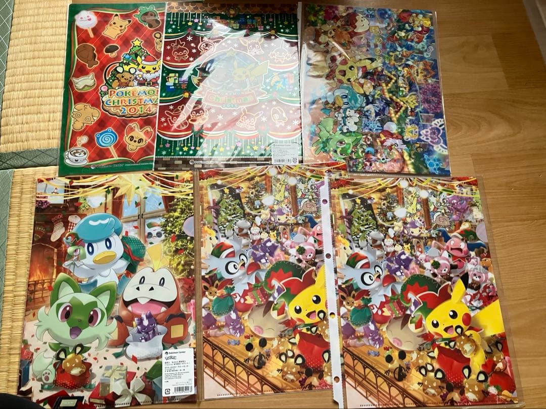 ポケモンセンター限定 クリスマス クリアファイル まとめ売り - メルカリ