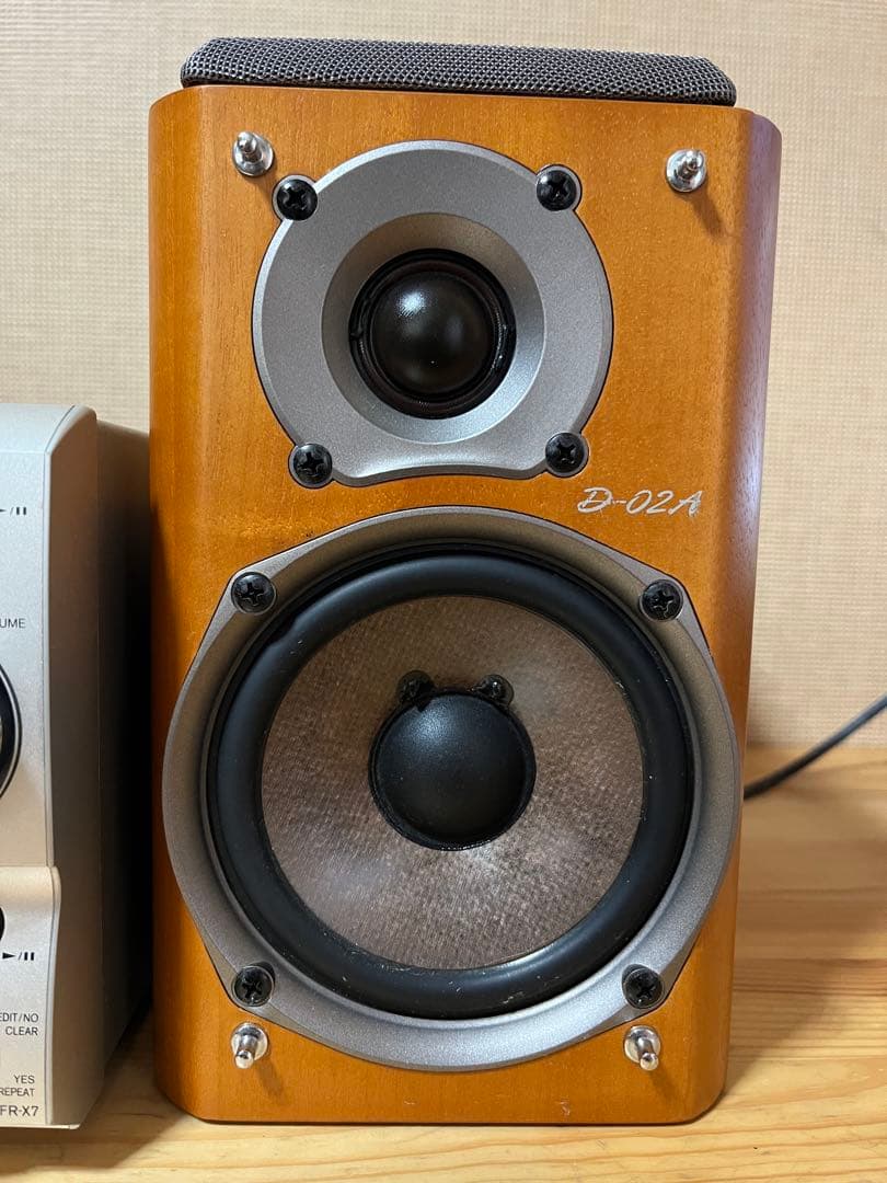 a76/美品☆ONKYO ミニコンポ CD/MDチューナーFR-X7/D-02A - メルカリ