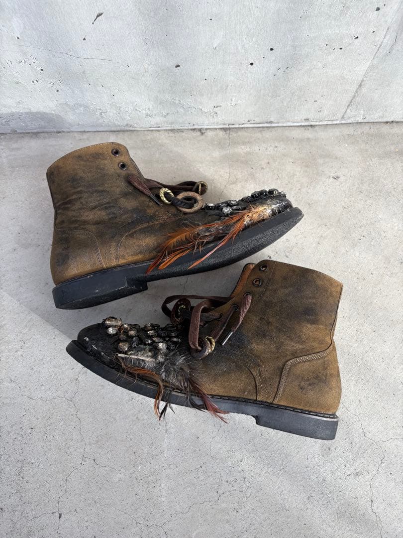 jewelry dirty boots 28cm lex sis レシス jewelry dirty boots 28cm lex sis レシス jewelry dirty boots 28cm