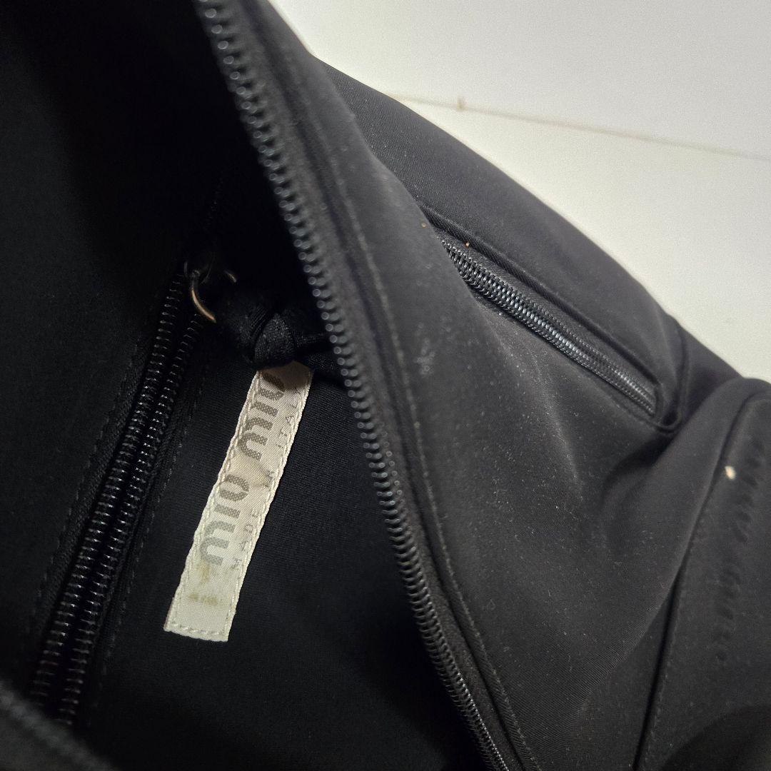 miu miu ブラック ショルダーバッグ