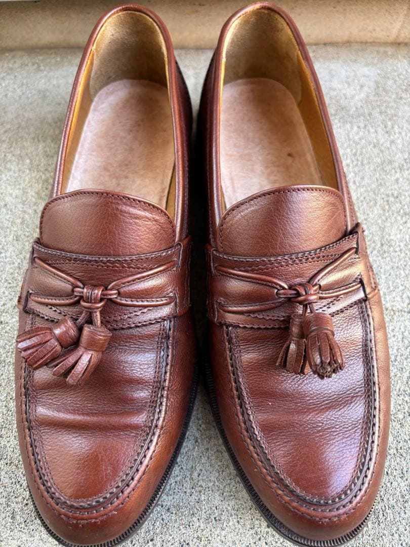 Yves Saint Laurent タッセルローファー ブラウン 25.5 - メルカリ