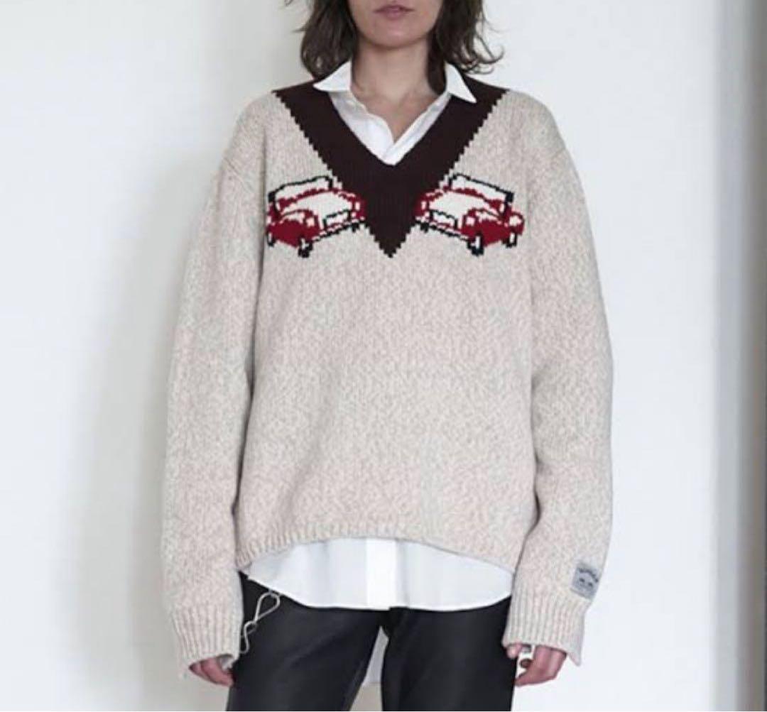 吉沢亮着 SUNSEA ミックジャガーカーセーター サンシー - メルカリ