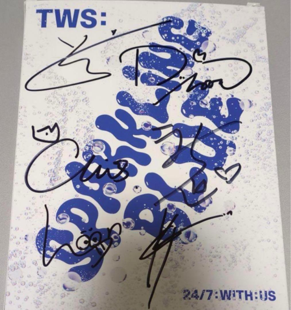 tws sparkling blue mwave 全員直筆サイン入りCD