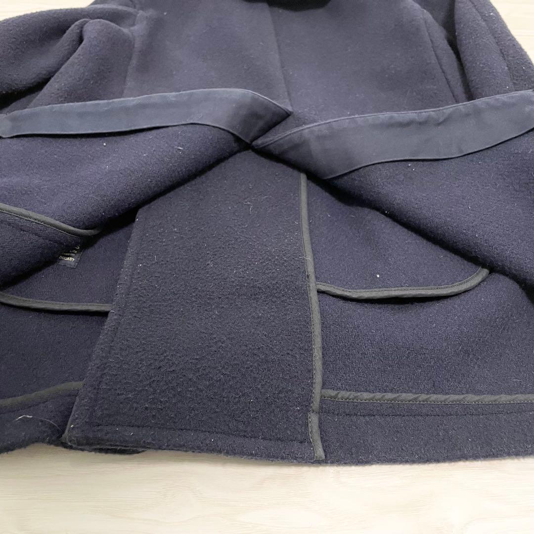 人気✨DANTON ウールモッサ コート フーディー 38 別注品 くるみ釦