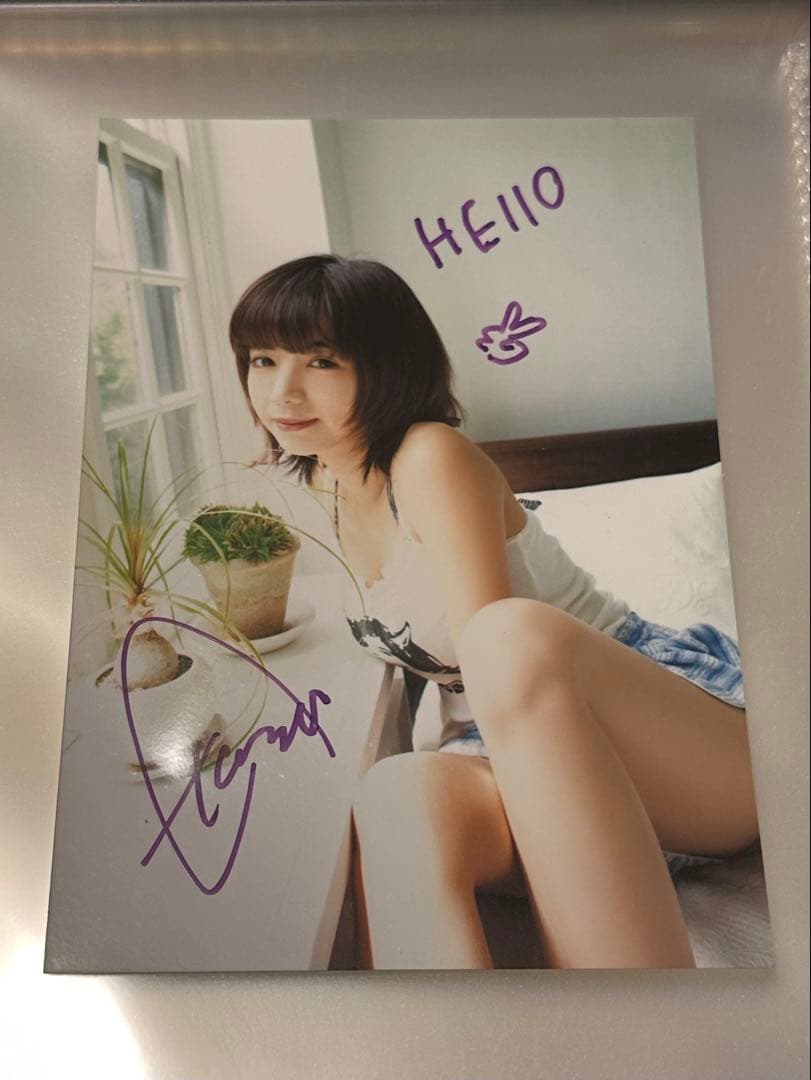 池田エライザ 直筆サイン入り フォト 生写真 当たり カレンダー発売