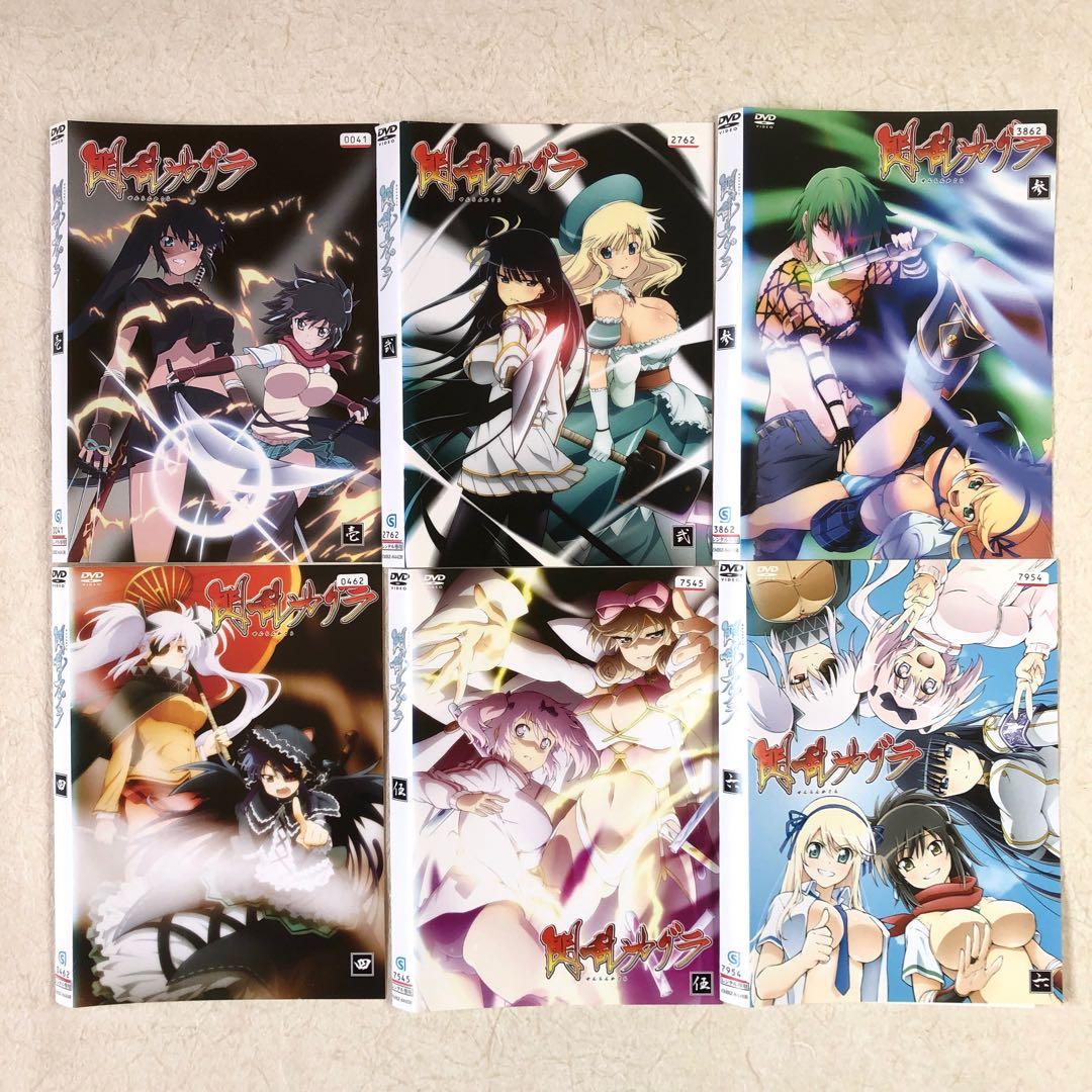 閃乱カグラ 6巻＋東京妖魔篇 6巻 全１２巻 DVDレンタル落ち