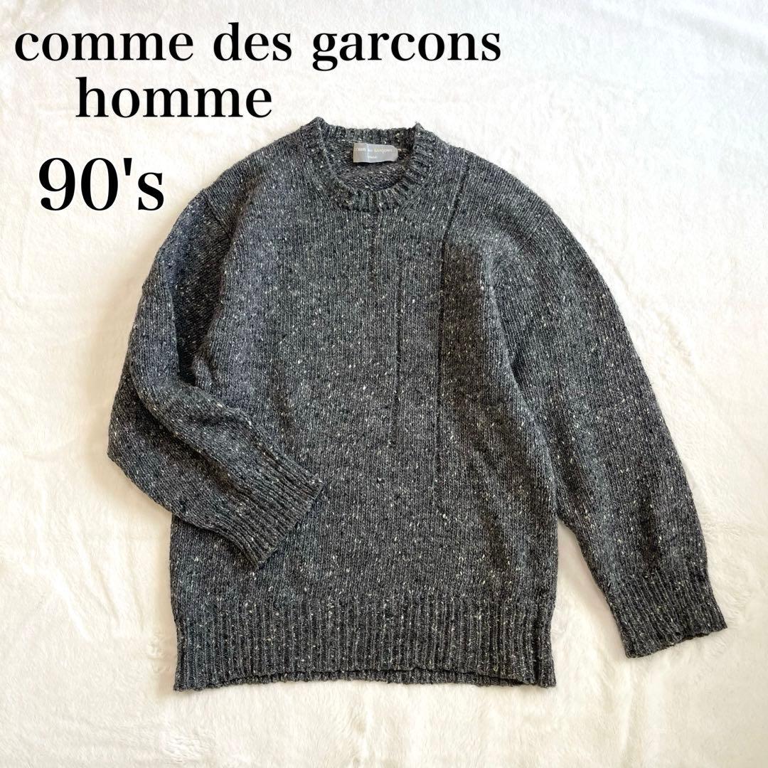COMME DES GARÇONS HOMME田中オム ごま塩プルオーバーニット - メルカリ