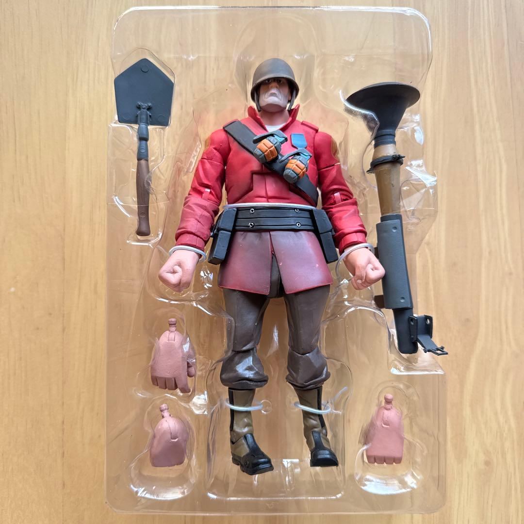 NECA Team Fortress2 ソルジャー Team Fortress 2 6 Inch Action Figure Series 2 - The Soldier| Cmdstore