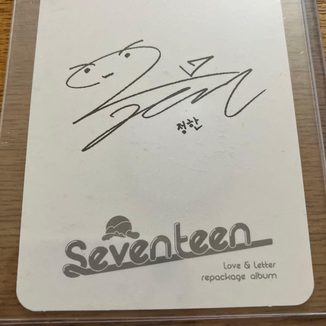 Seventeen ジョンハン サイン入りカード2枚 - メルカリ