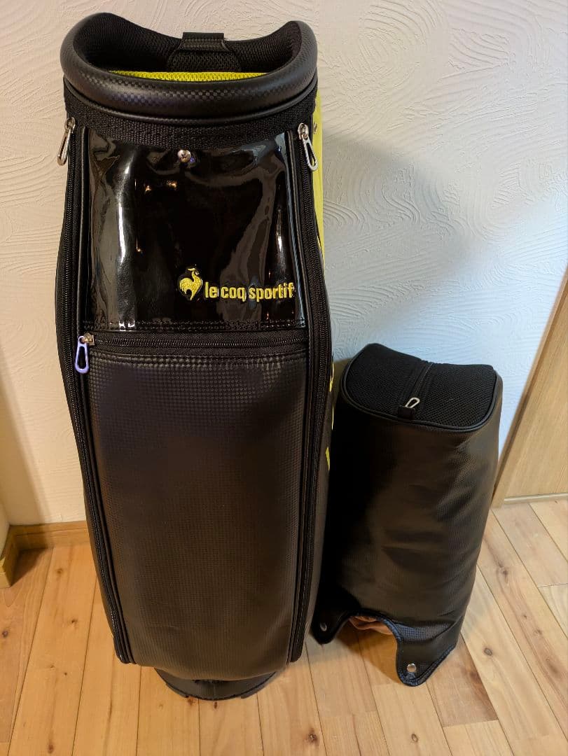 ルコック キャディバッグ【綺麗】9.0型 3.1kg 後期 右向ロゴ値下げ‼️