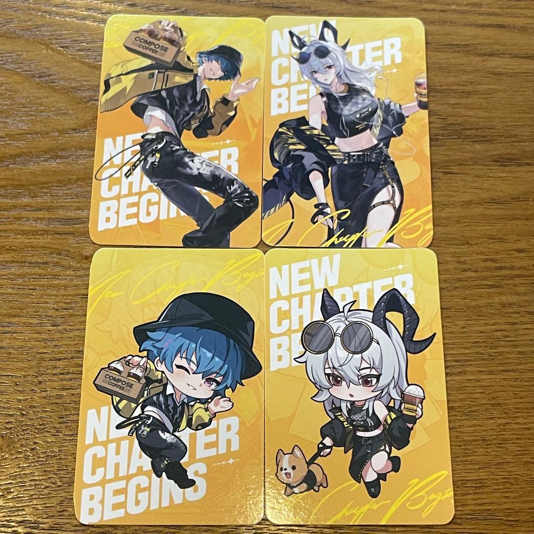 鳴潮 コンポーズコーヒー 韓国限定 キャラクターカード コンプリート