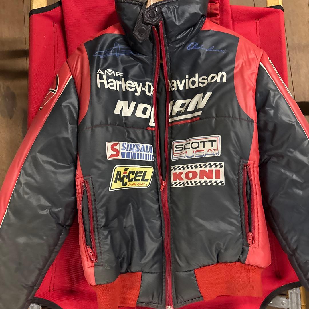 Harley-Davidson NOLAN ジャケット レッド/ブラック - メルカリ