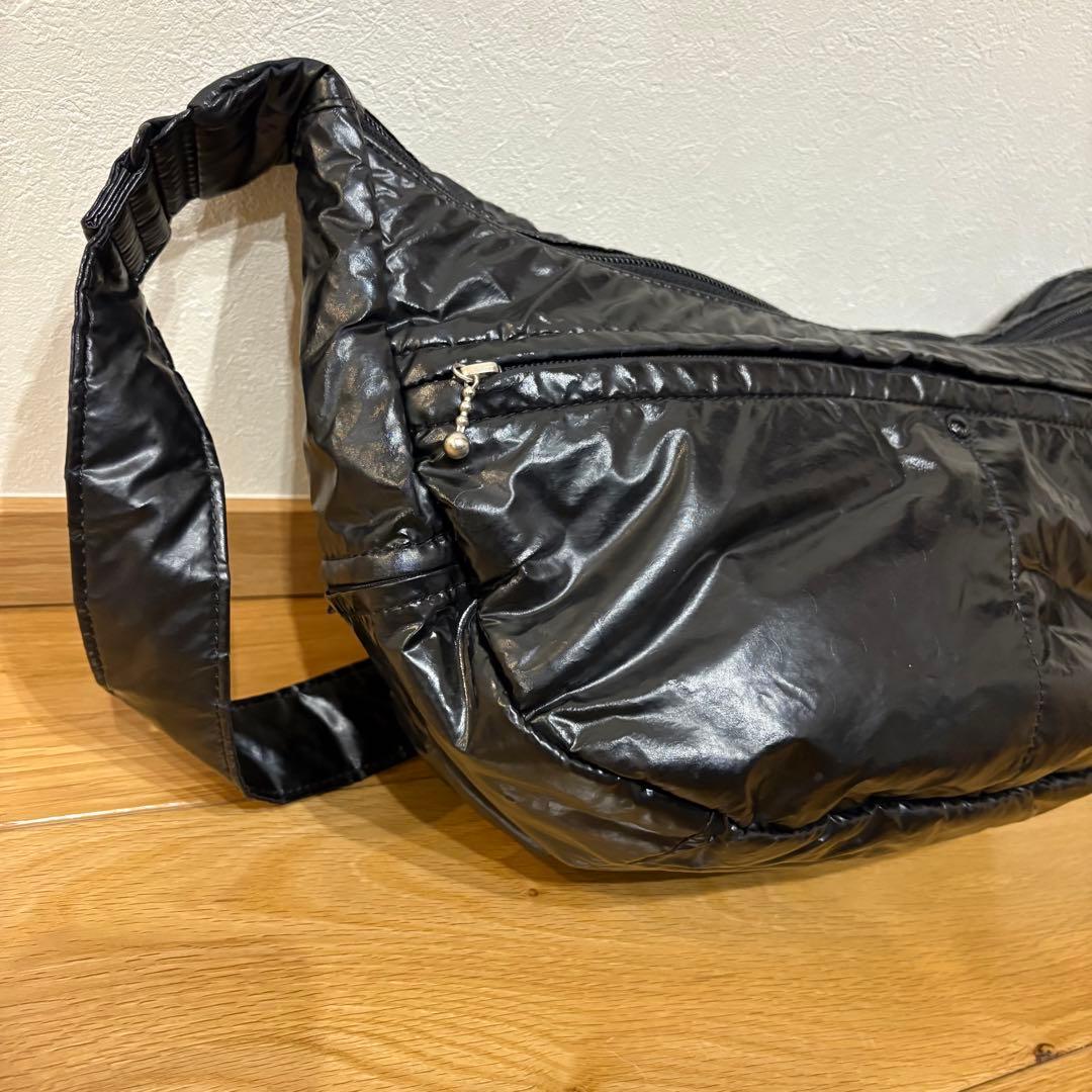 美品】廃盤ポーターガール ボンボン ショルダーバッグ ハーフムーン