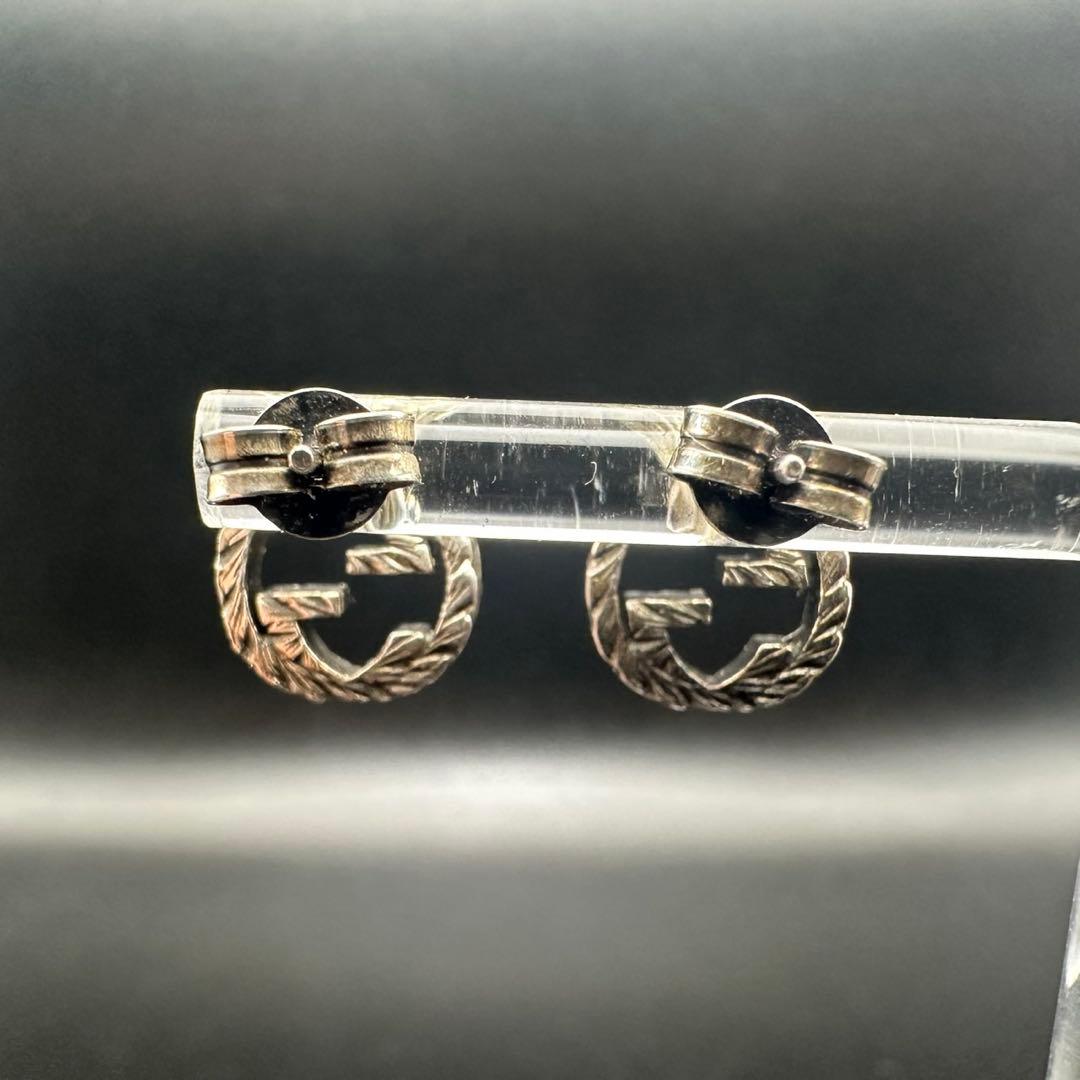 極美品✨ GUCCI グッチ ピアス アラベスク インターロッキング 1752