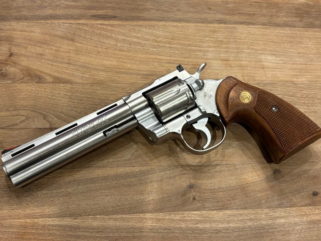 イ*ン様 コクサイ　パイソン　ガスリボルバー 木製グリップ Yahoo!オークション -「コクサイ パイソン グリップ」の落札相場・落札価格