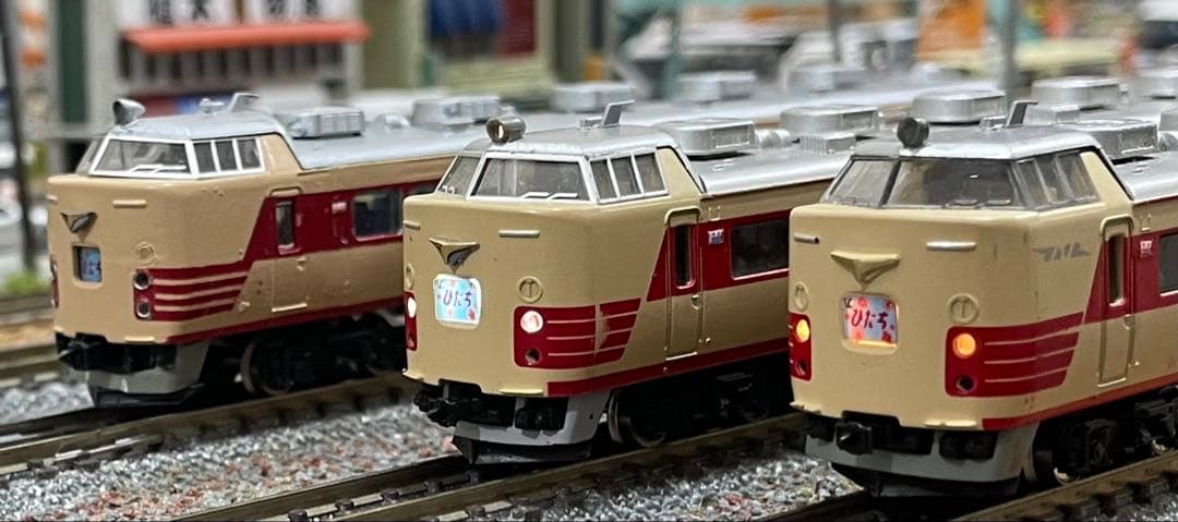 TOMIX 485系ひたち 9両セット＋1両 旧製品ジャンク 動作確認済み