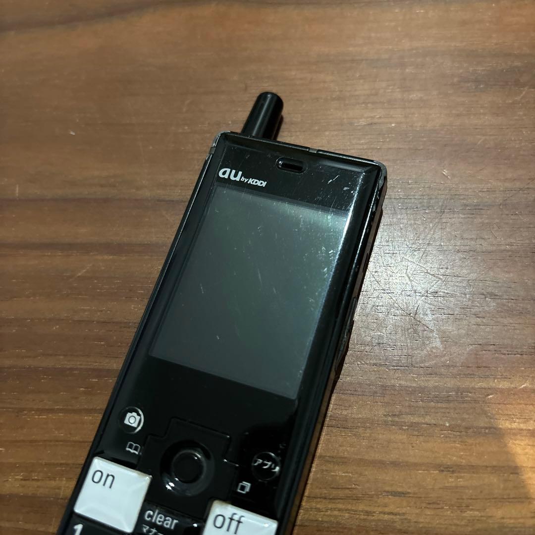 初代 au infobar ICHIMATSUインフォバー市松（黒） ジャンク - メルカリ