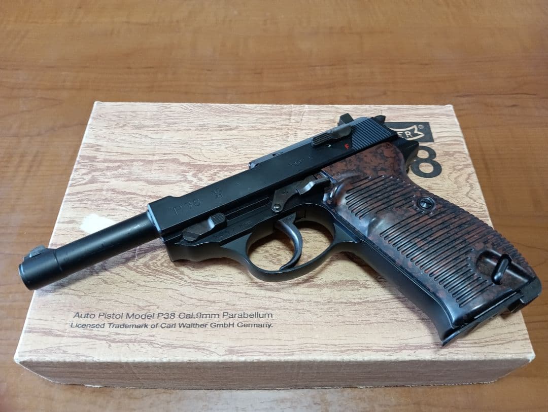 マルゼン　ワルサーP38 ブローバックガスガン マルゼン ワルサー P38 ガスブローバック ブラック | MARUZEN