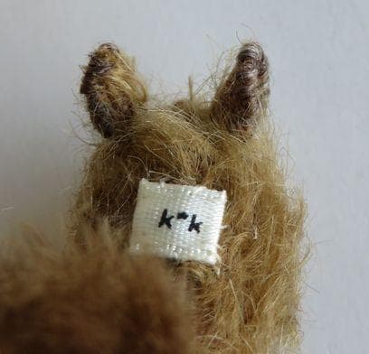 116■ぬいぐるみ作家 五十嵐めぐみ▲リスぬいぐるみ Kutcha Kacha▼